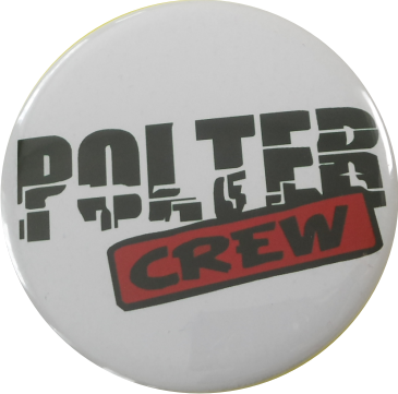 Polter Crew Badge white